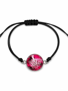 Handmade Adjustable Bracelet – Original Art Under Glass